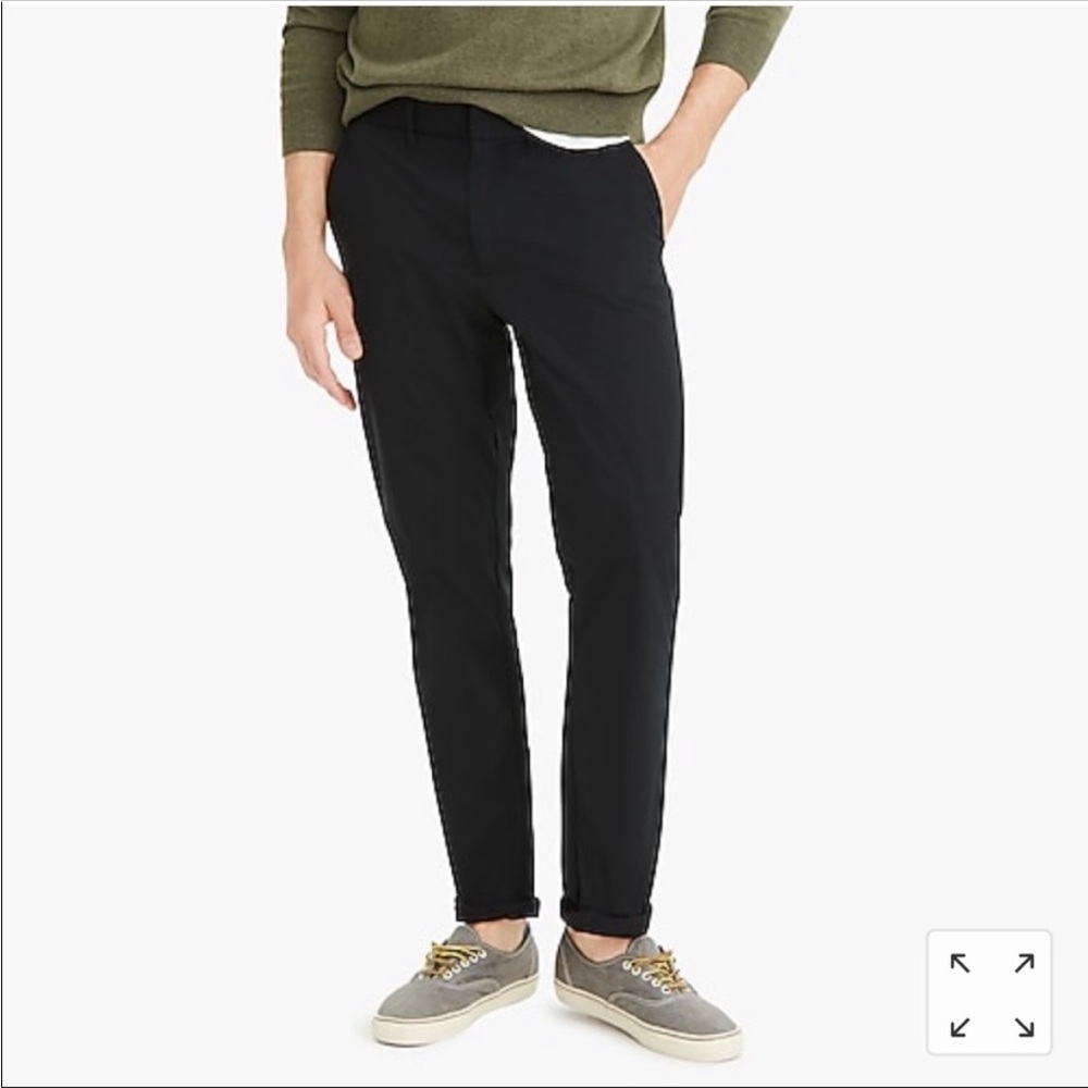 NWT- J.Crew Flex Chinos 31x32 Black